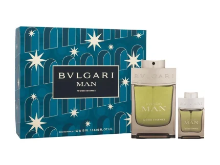 Bvlgari Man Wood Essence Подаръчен комплект за мъже (EDP 100ml + EDP 15ml)