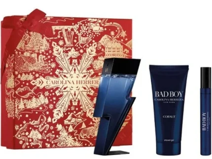 Carolina Herrera Bad Boy Cobalt Комплект (EDP 100ml + SG 100ml + EDP 10ml) за Мъже